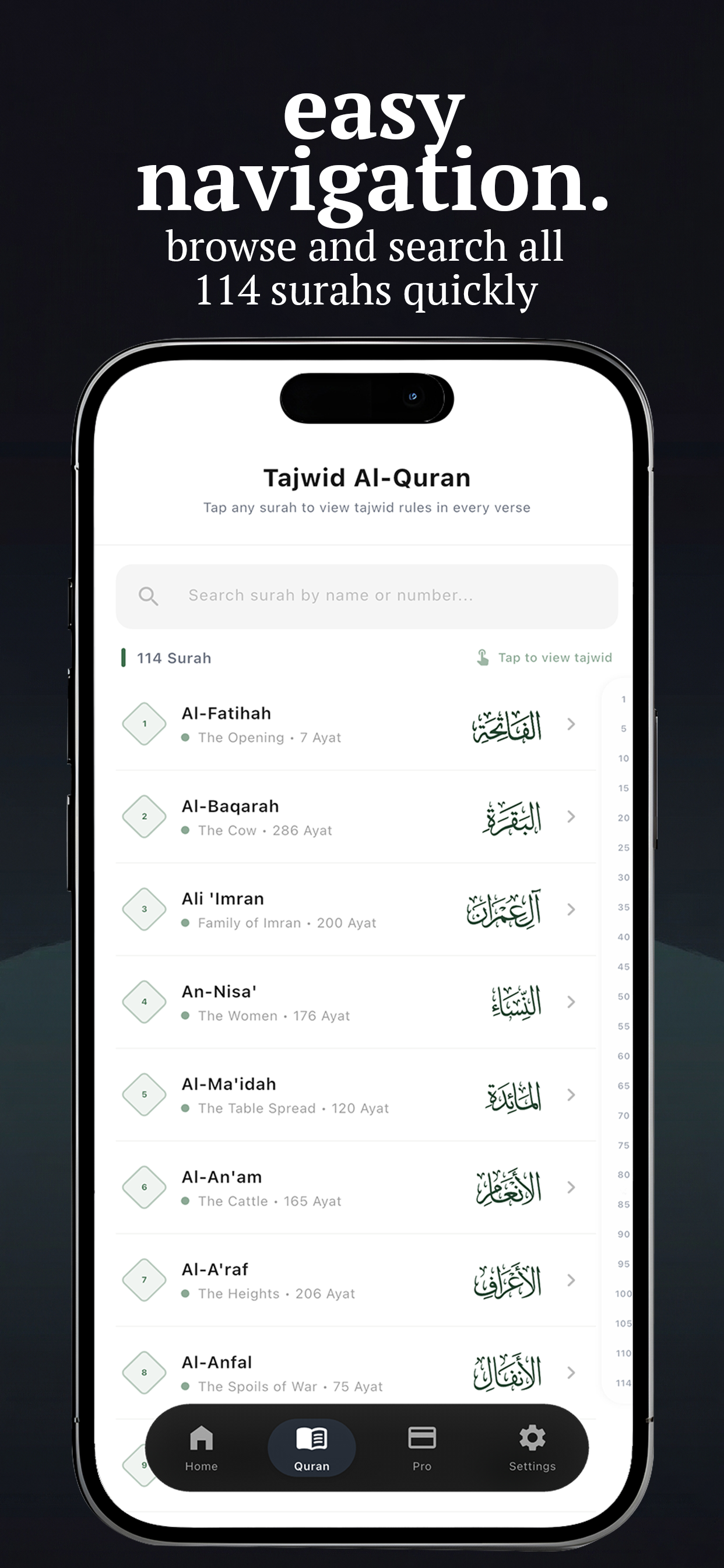 JomTajwid App Interface - English 2